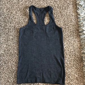 Swiftly Tech Racerback - Dark Gray